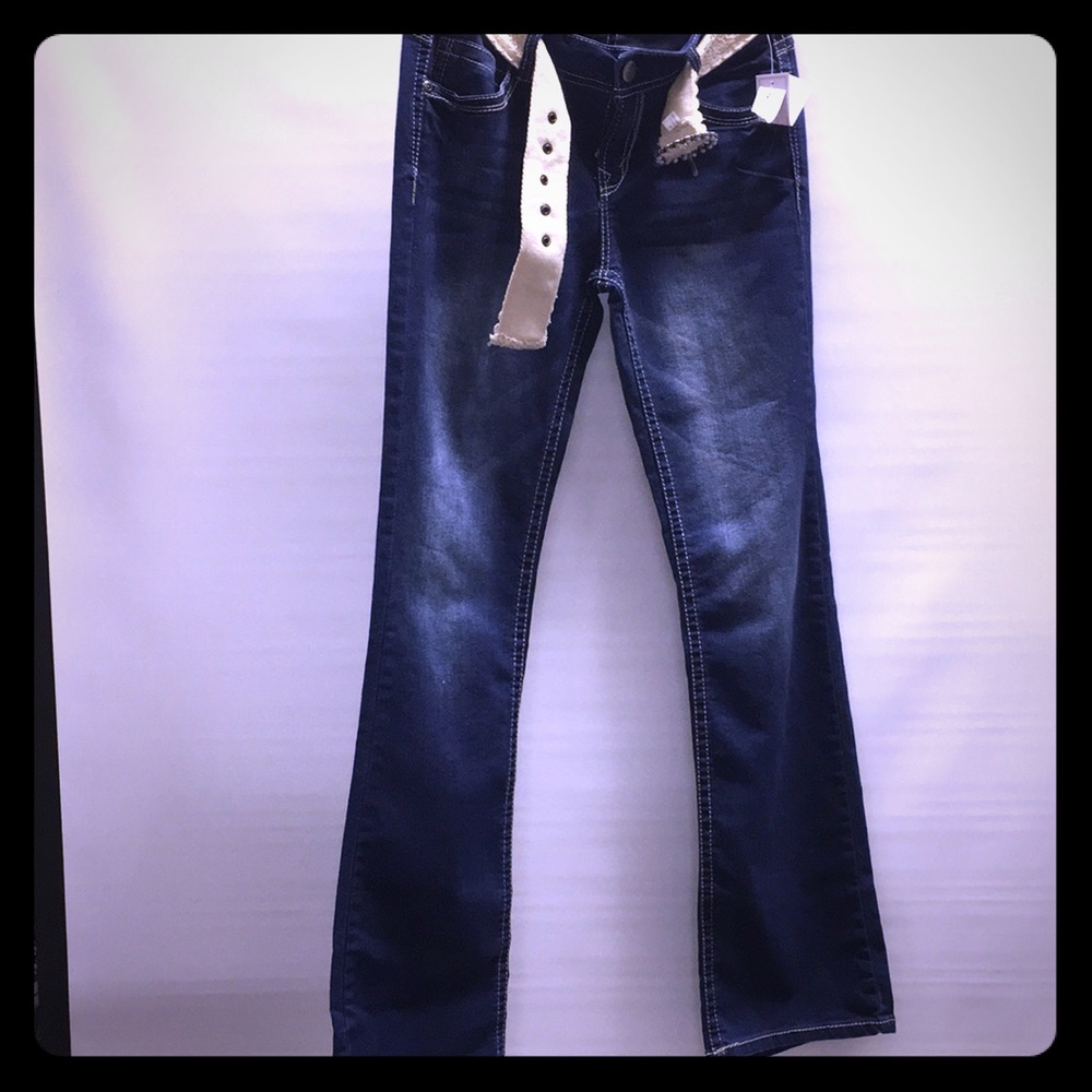 NWT NO BOUNDARIES jeans size 9 junior bootcut